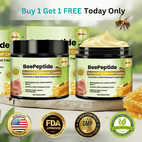BeePeptide RootSoft DualRelief Cream⚕️ ( Buy 1 Get 1 Free)