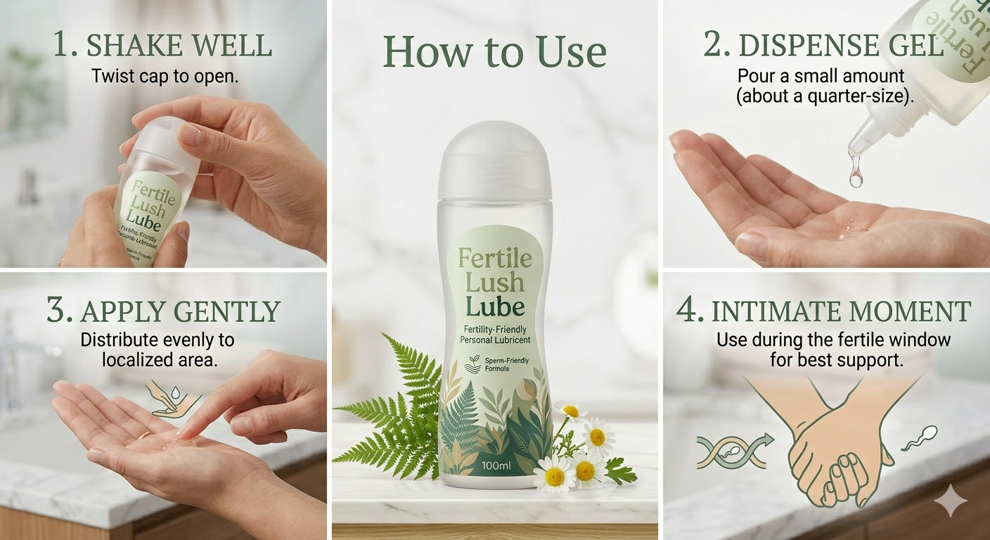 Fertile Lush | Advanced Fertility-Friendly Personal Lubricant – Increase Chances of conception by 200%