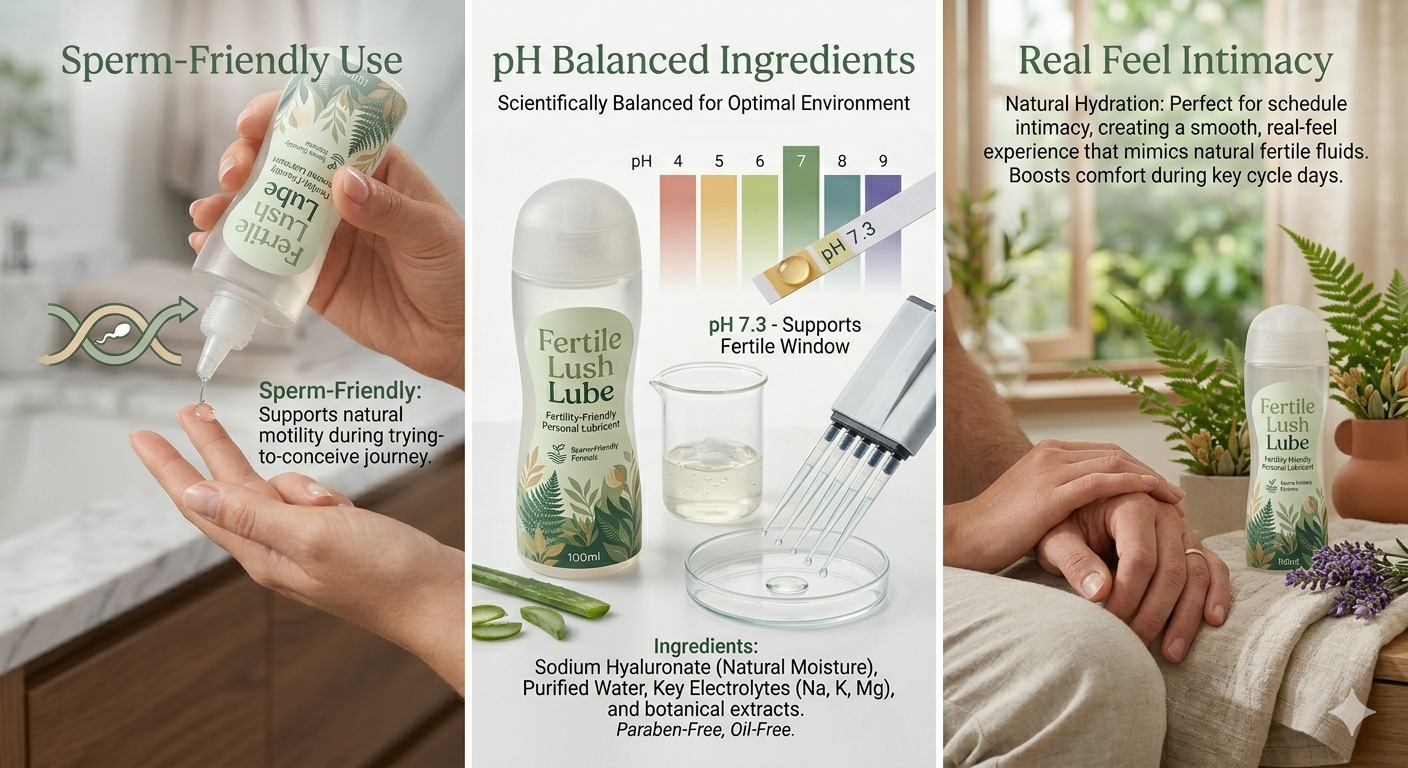 Fertile Lush | Advanced Fertility-Friendly Personal Lubricant – Increase Chances of conception by 200%