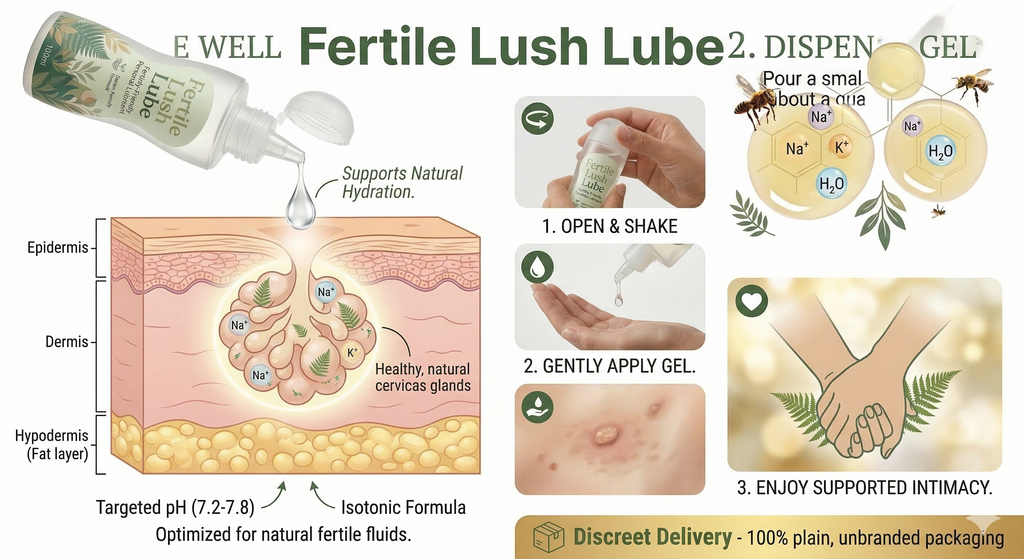 Fertile Lush | Advanced Fertility-Friendly Personal Lubricant – Increase Chances of conception by 200%